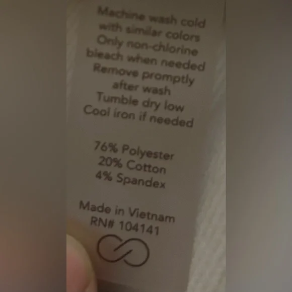 Calia Cream Crewneck Sweatshirt with side zippers - Picture 5 of 6